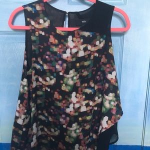 Mossimo Sleeveless Multicolor Blouse